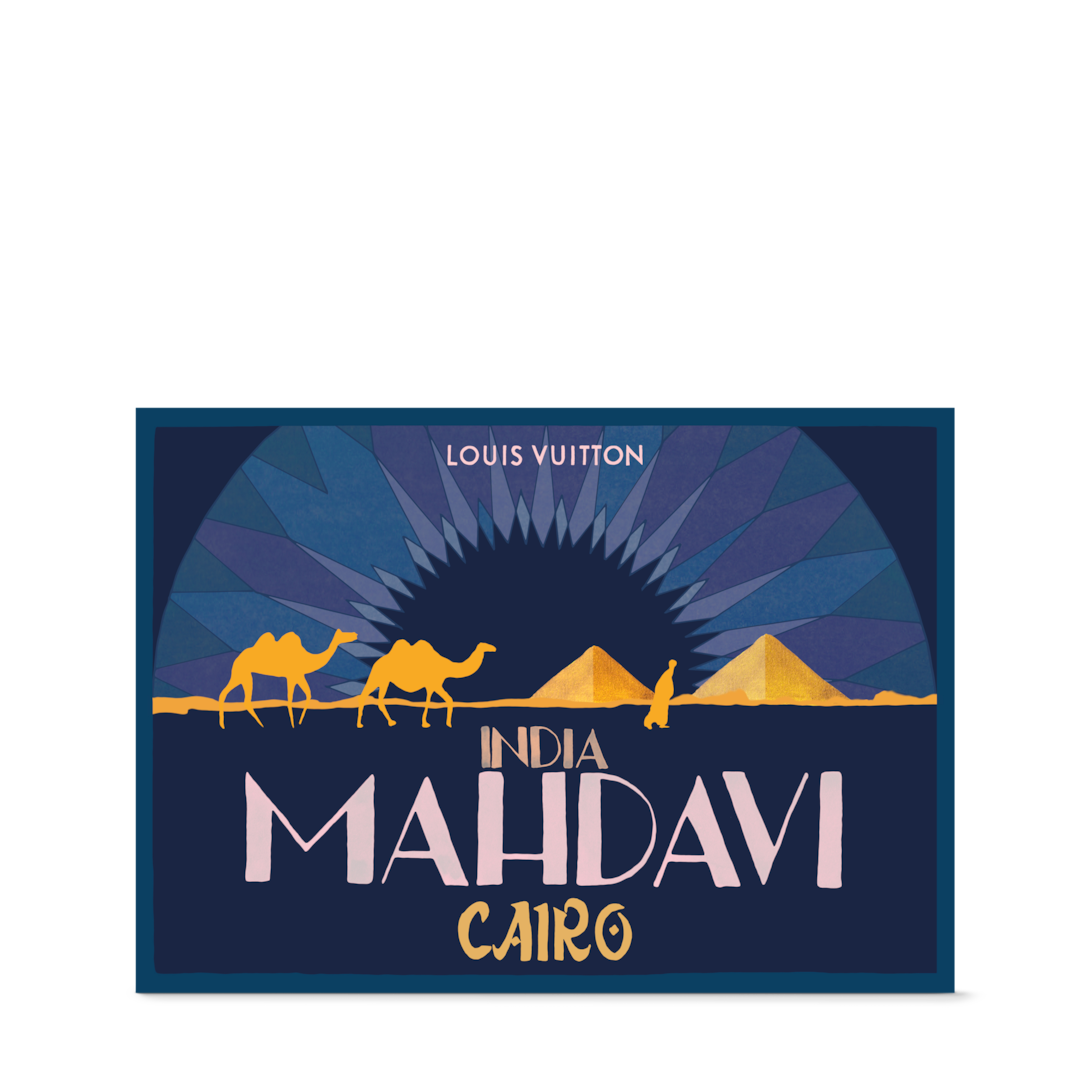 ルイヴィトン ポスター カイロ インディア・マフダビ Poster of India Mahdavi - Home and Art of Dining | LOUIS VUITTON